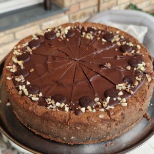 Nugátový cheesecake