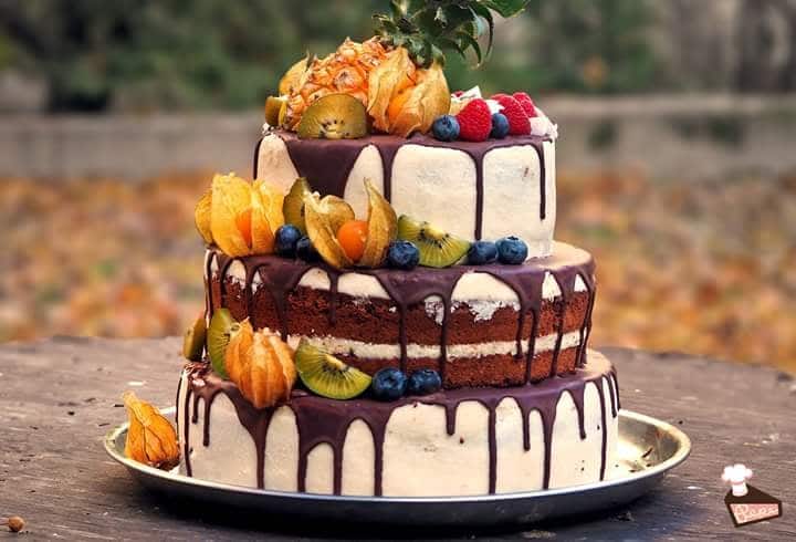 3 poschodová čoko-kokosová BOUNTY torta